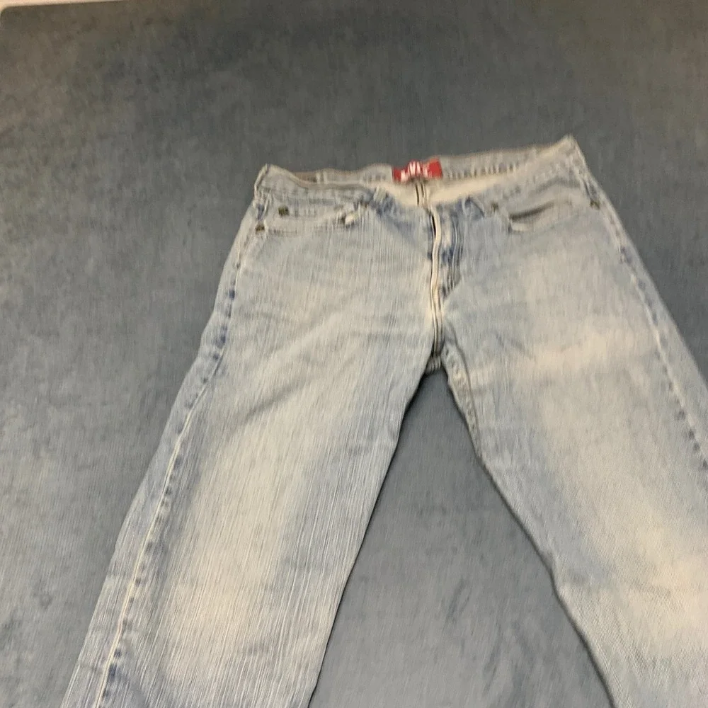 Levi's 514 Slim Fit Straight Jeans Boys 18 Husky Blue Denim Stretch Performance